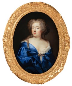 French, 17th c. Portrait of Marquise de Montespan, King Louis XIV's lover