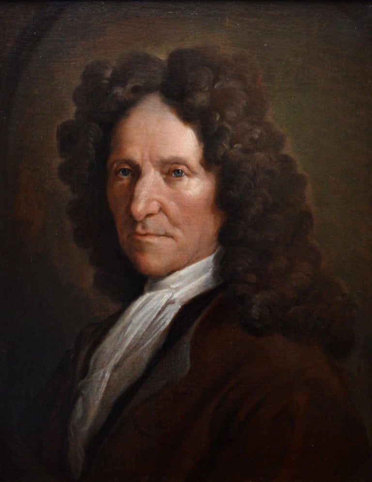 (circle of) Pierre Mignard John Locke 17th Century French Portrait