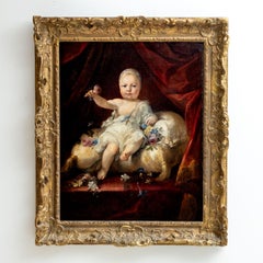 Ritratto di un bambino, Scuola di Pierre Mignard il Vecchio (Troyes, 1612 - Parigi, 1