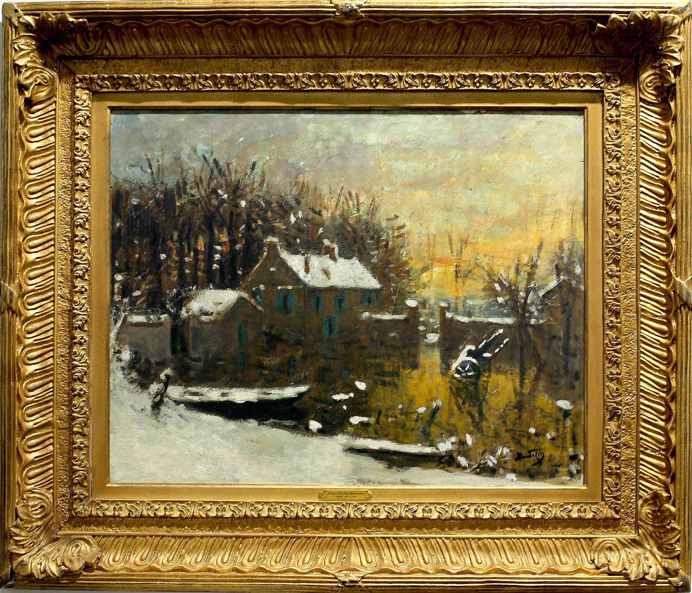 Neige de la Saison - Painting de Pierre Montezin