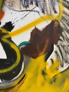 "?" abstract acrylic on canvas 100x140cm 2022