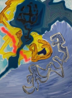 "Tranlation"abstract acrylic on canvas 77x130cm 2023