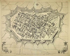 Map of Lucca - Etching by Pierre Mortier - Early 18th Century