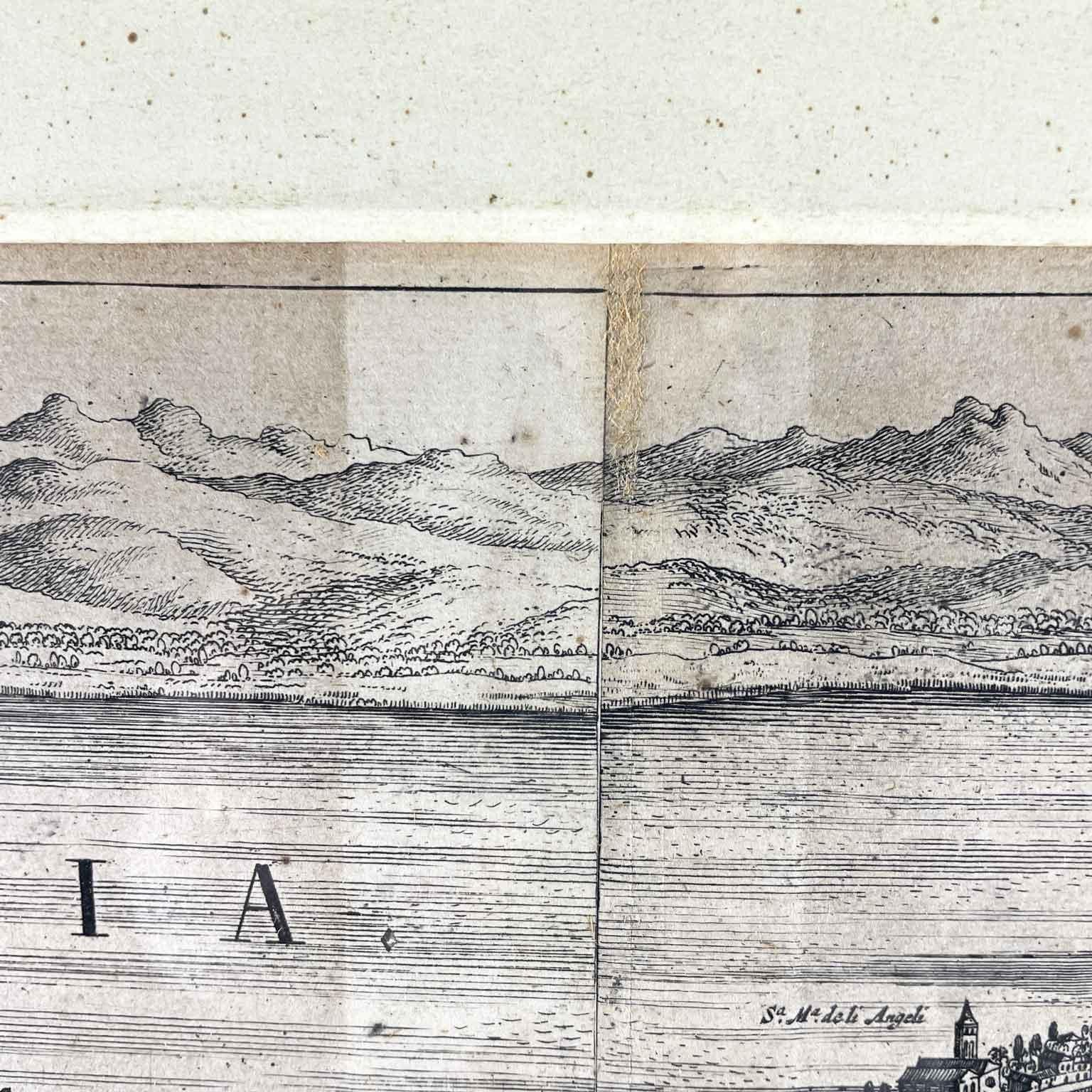 Vue de Venise Gravure ancienne sur cuivre Eau-forte 1724 Pierre Mortier en vente 8