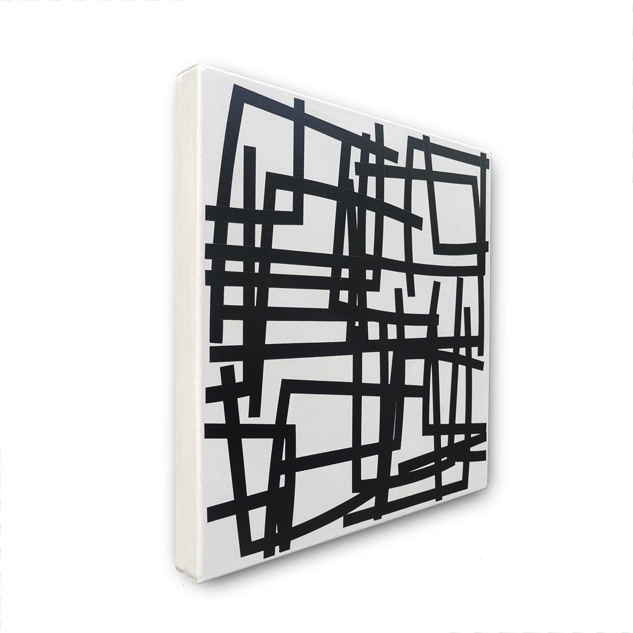 XXIV 28 180 (Pittura astratta) - Abstract Painting Grigio di Pierre Muckensturm