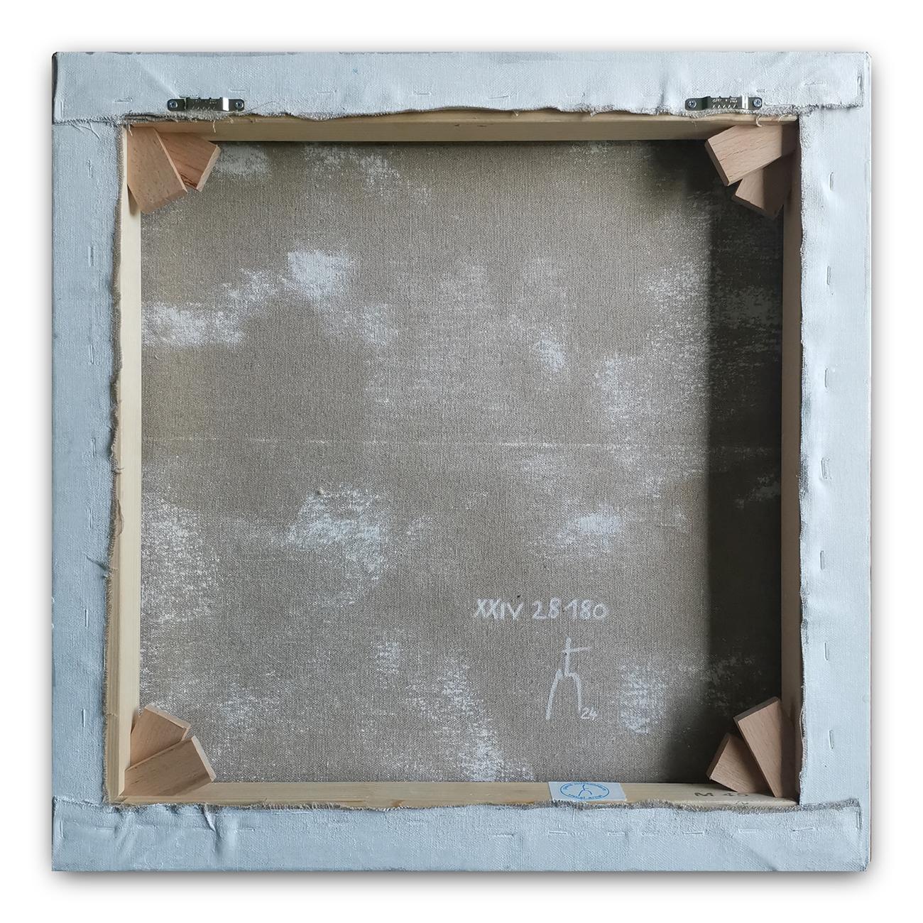 XXIV 28 180 (Pittura astratta)
Acrilico su tela - Senza cornice.

Nelle sue opere recenti, l'artista abbraccia una semplificazione radicale della sua pratica, dando risalto agli spazi residui, ai vuoti e a ciò che non è stato dipinto o non è stato