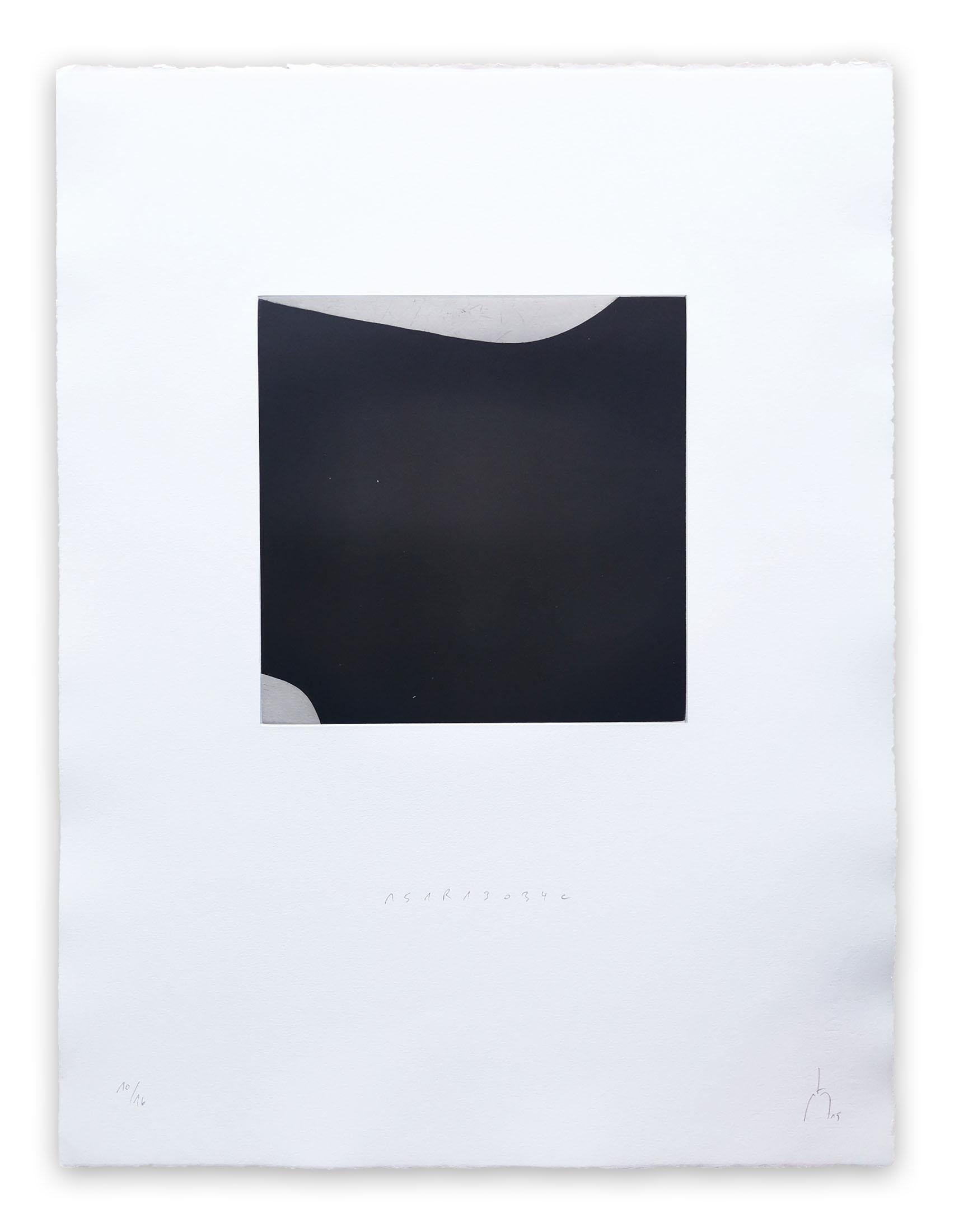 151R1034 (Abstrakter Druck) (Grau), Abstract Print, von Pierre Muckensturm