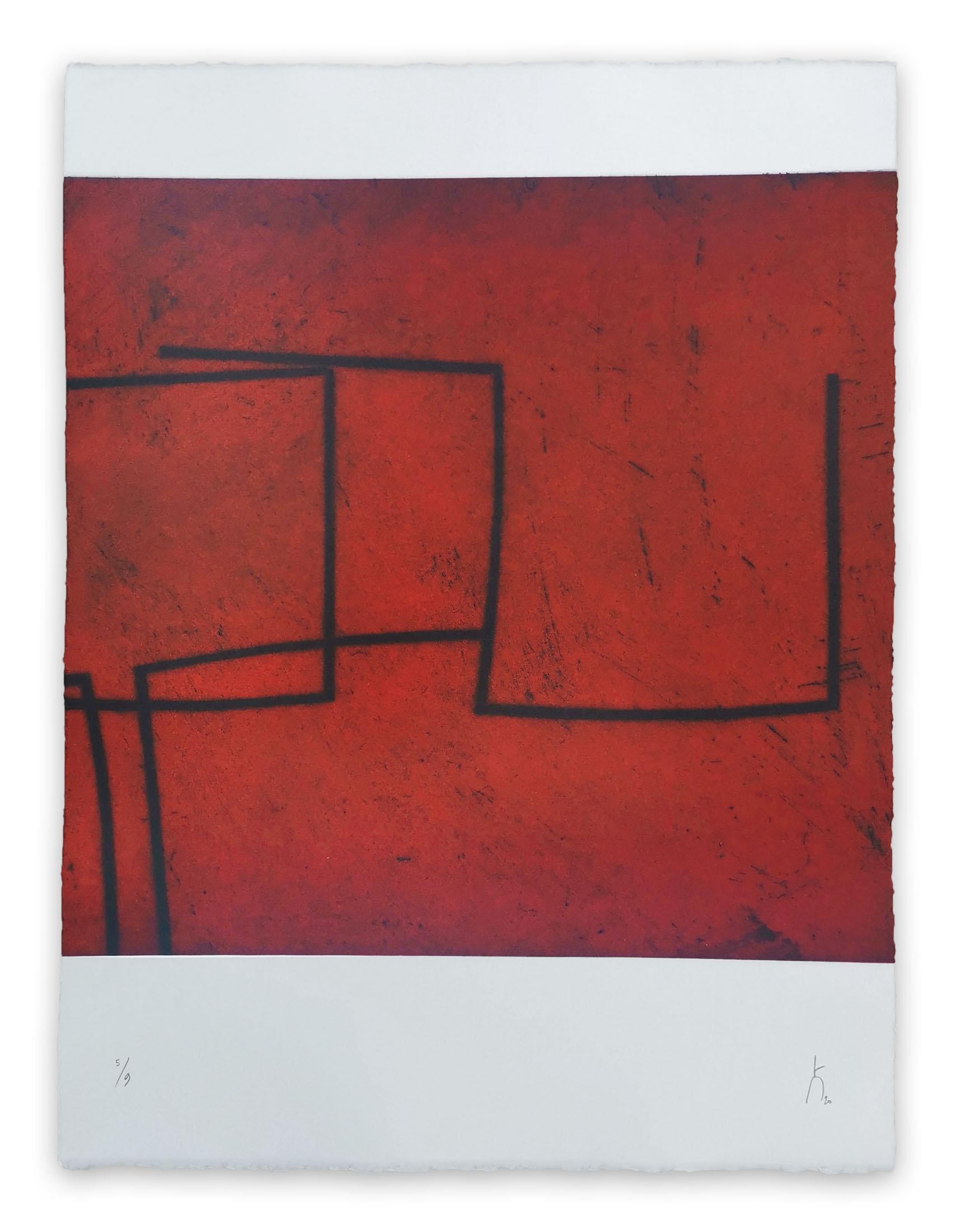Abstract Print Pierre Muckensturm - 203R0943 (impression abstraite)