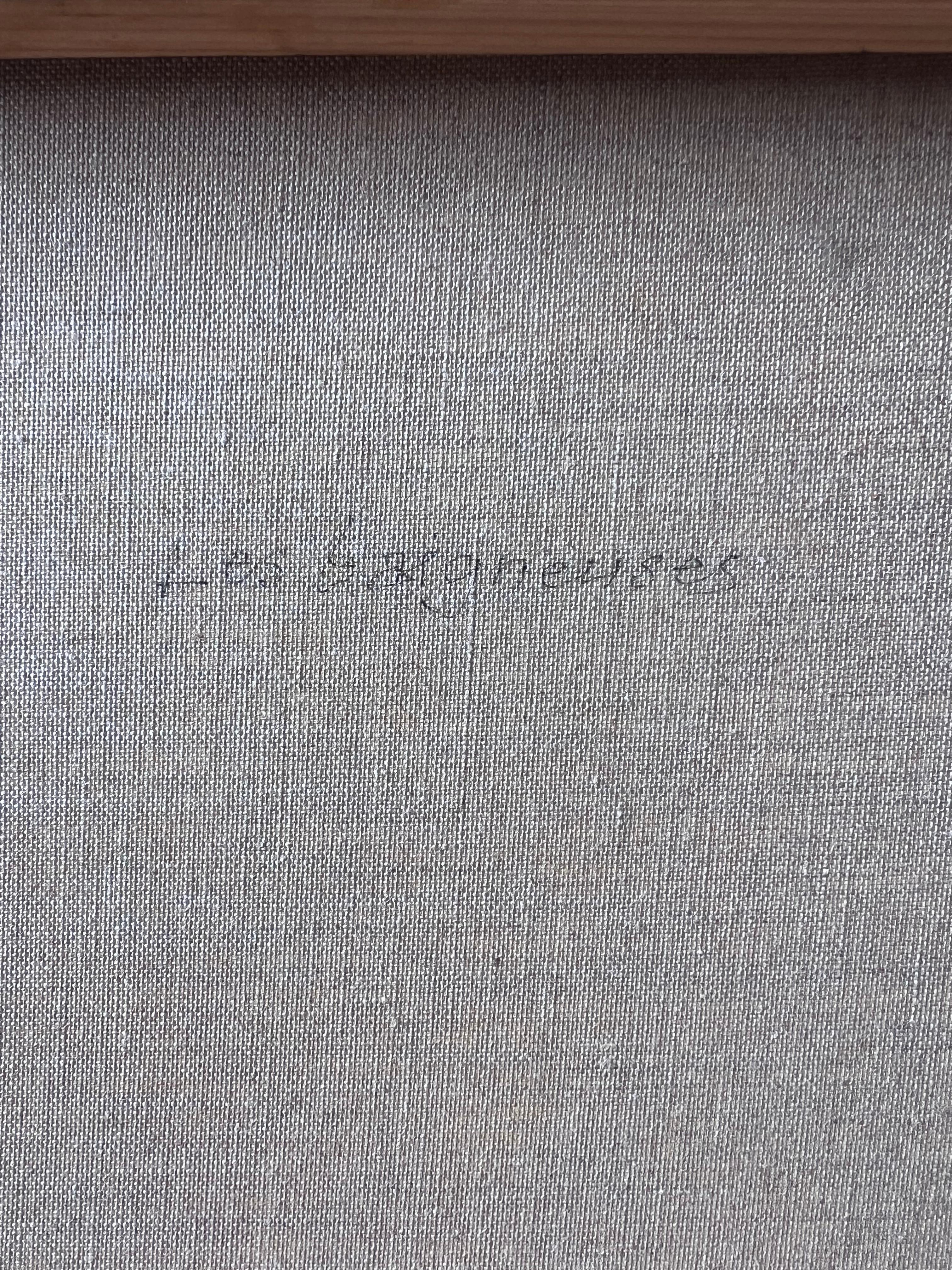 Contemporary French Oil Painting Ladies on the Beach Modernist Work For Sale 4