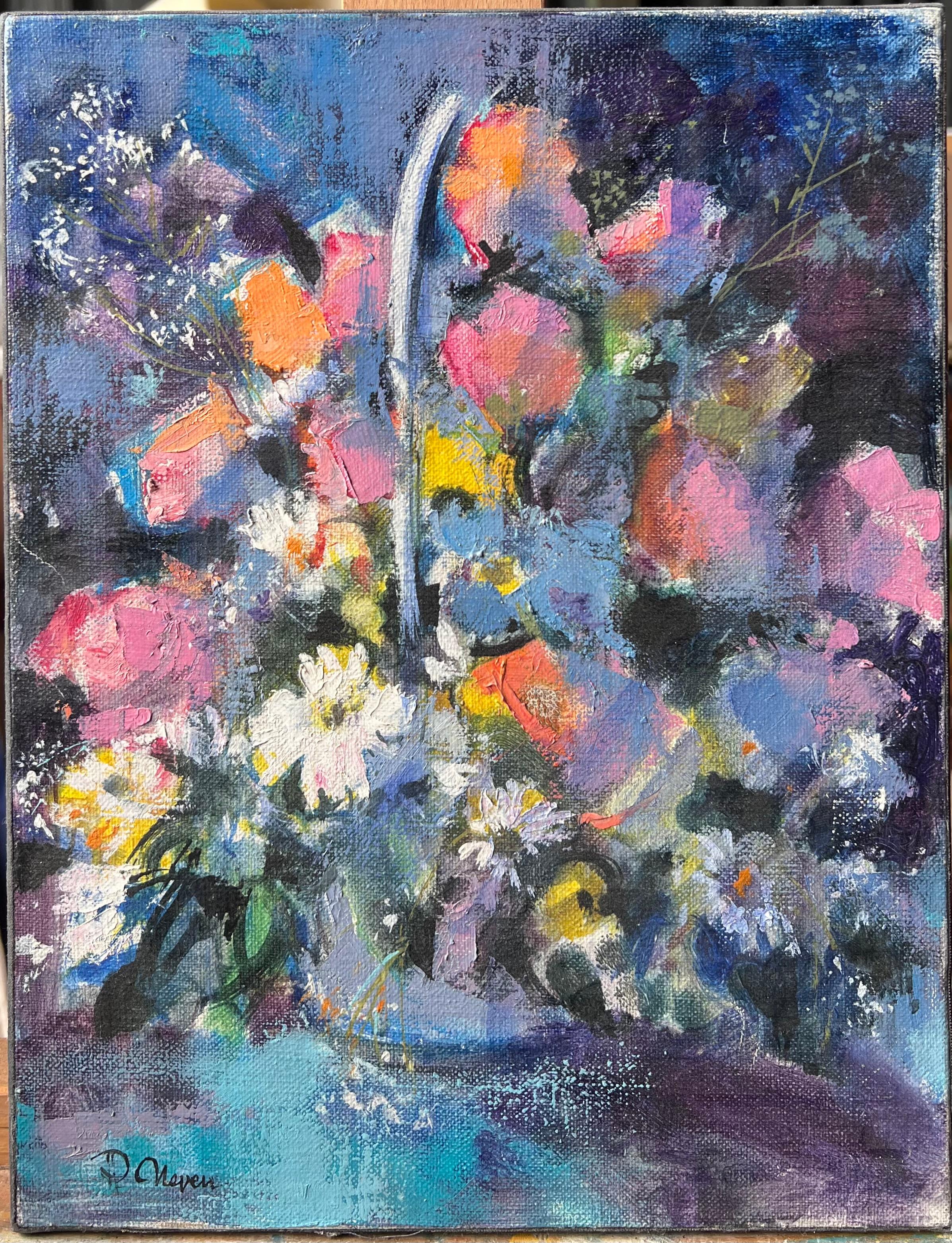 Französisches Ölgemälde – Painting von Pierre Neveu