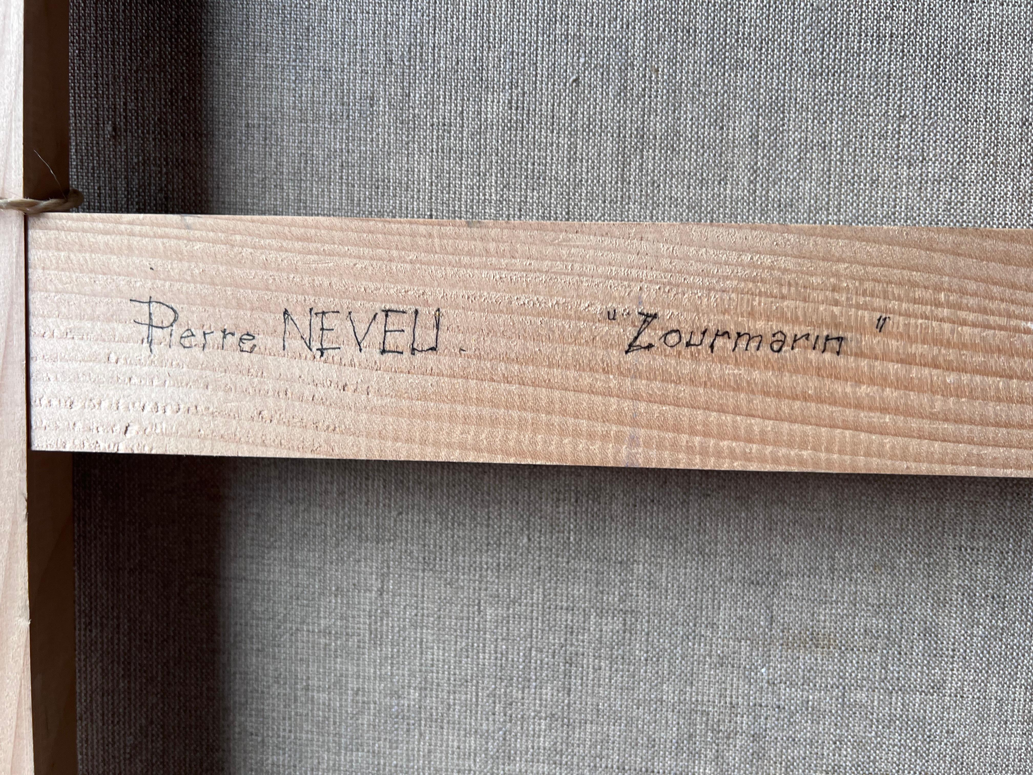 Riesige Französisch Post Impressionist signiert Öl Lourmarin Luberon Tal Provence im Angebot 7