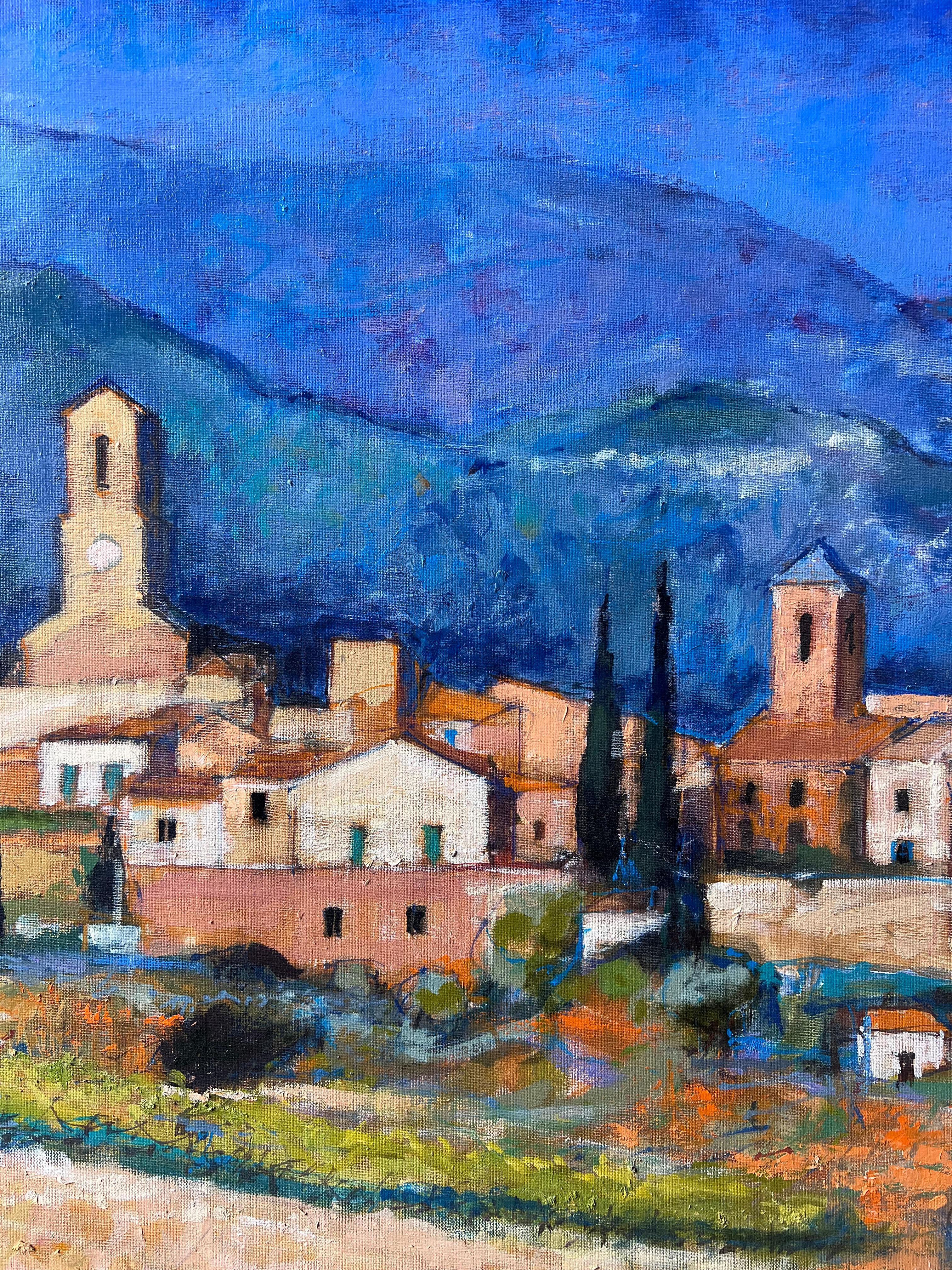 Lourmarin (Das Luberon-Tal, Provence)
von Pierre Neveu (Franzose, geb. 1929)
Signiert unten rechts
Medium: Öl auf Leinwand, ungerahmt
Leinwand: 38 x 51 Zoll
Verso beschriftet und betitelt
Zustand: Guter und gesunder Zustand
Provenienz: Aus dem