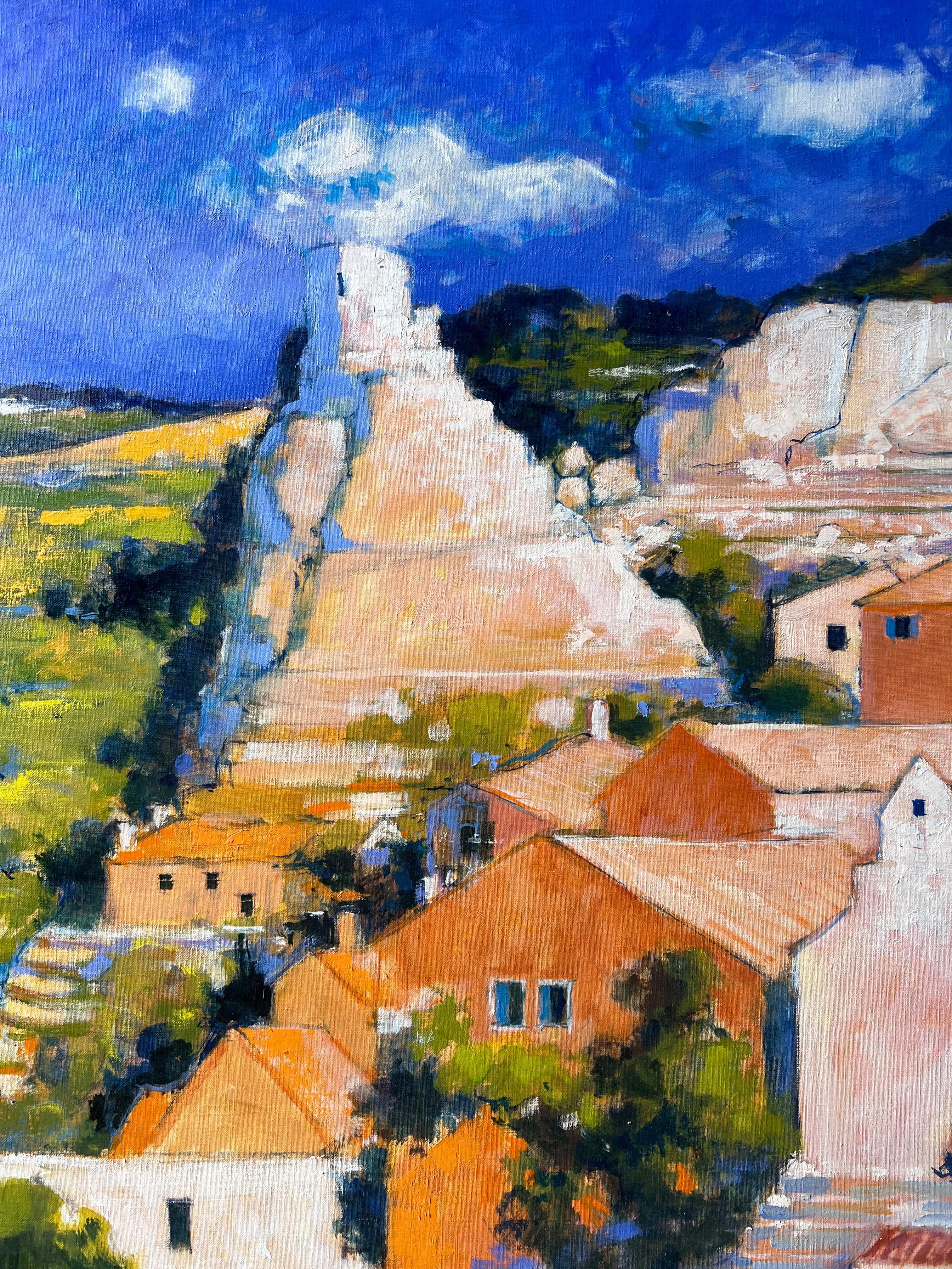 Dorf Balazuc
Künstler: Pierre Neveu (Franzose, geb. 1929)
Signiert unten rechts
Medium: Öl auf Leinwand, ungerahmt
Leinwand: 45 x 57,5 Zoll
Betitelt verso
Zustand: Guter und gesunder Zustand
Provenienz: Aus dem Atelierverkauf des Künstlers in