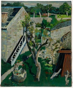 Pierre Neveu (b.1929) - 1956 Oil, Spring In The Garden