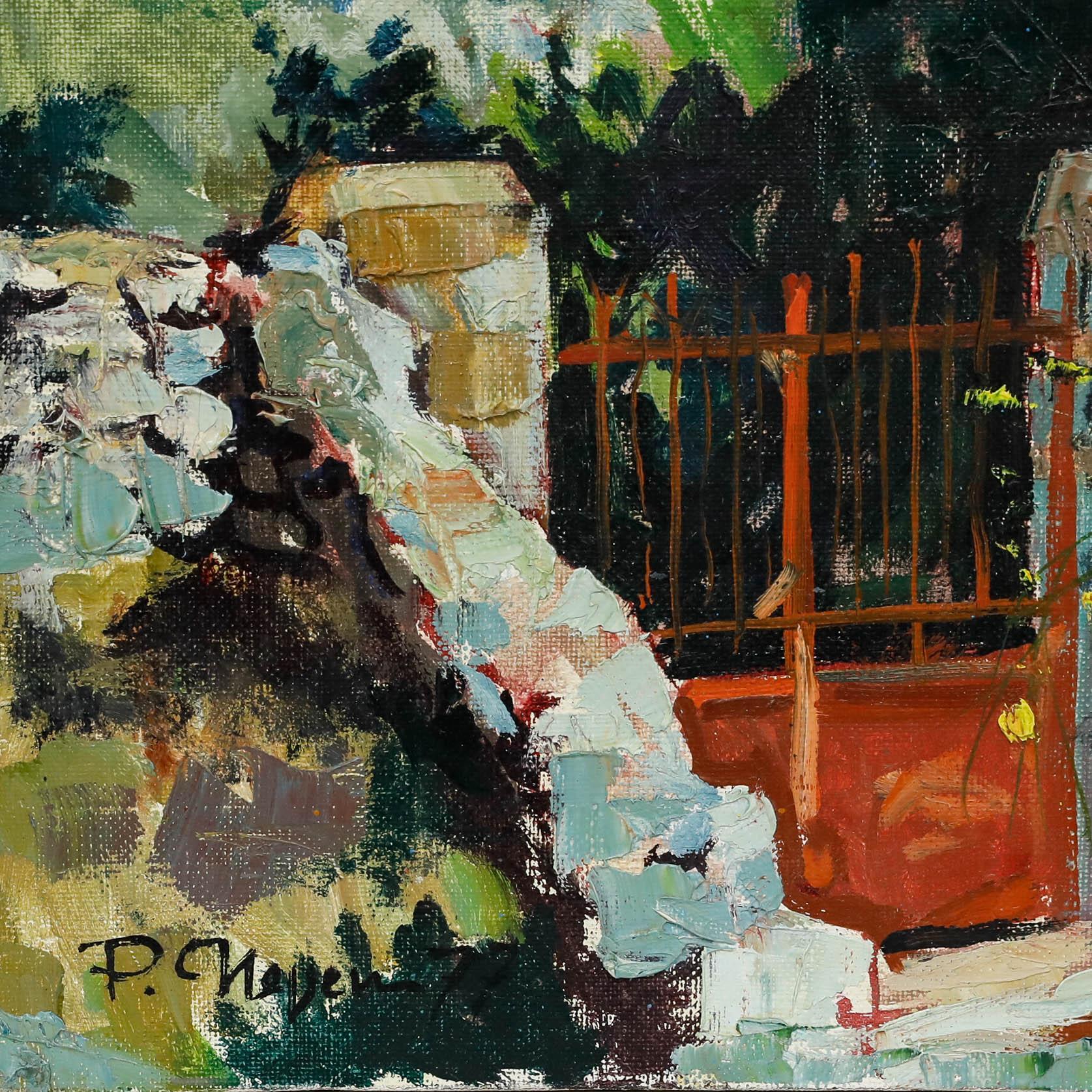 Pierre Neveu (nato nel 1929) - 1977 Olio, Inverno a Meyrargues in vendita 4