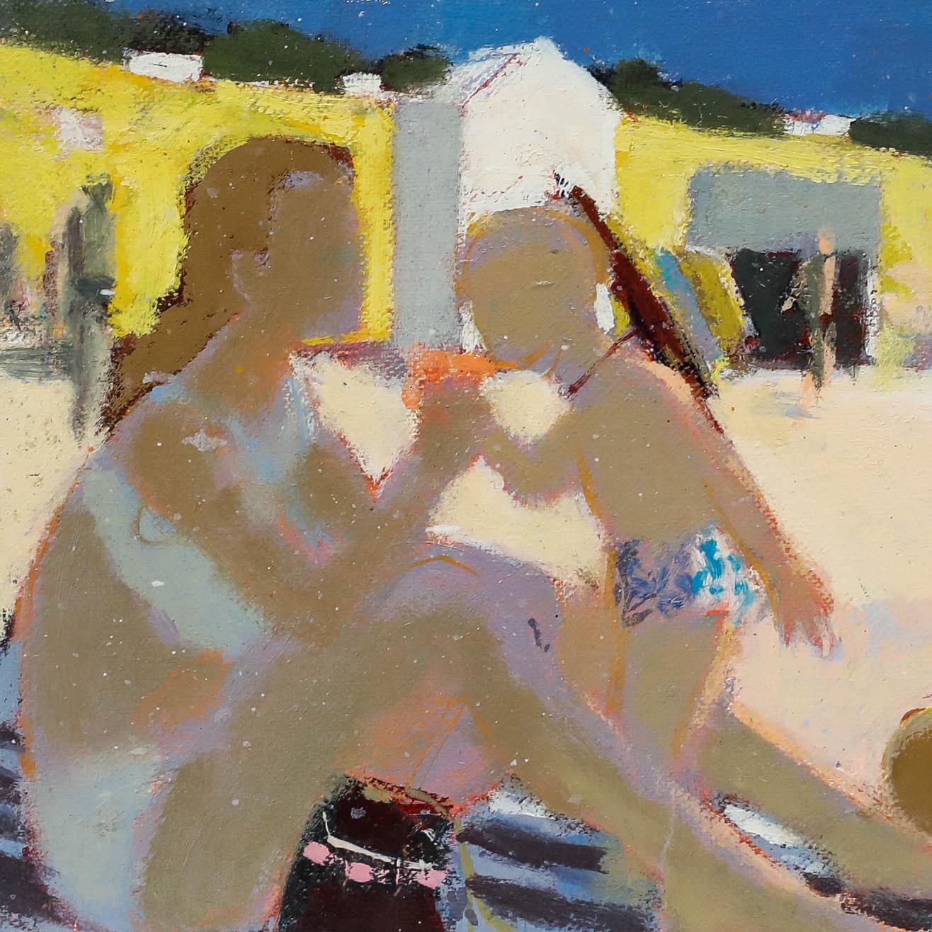 Pierre Neveu (b.1929) - 20th Century Oil, On the Beach For Sale 3