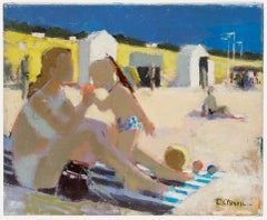 Pierre Neveu (b.1929) - 20th Century Oil, On the Beach
