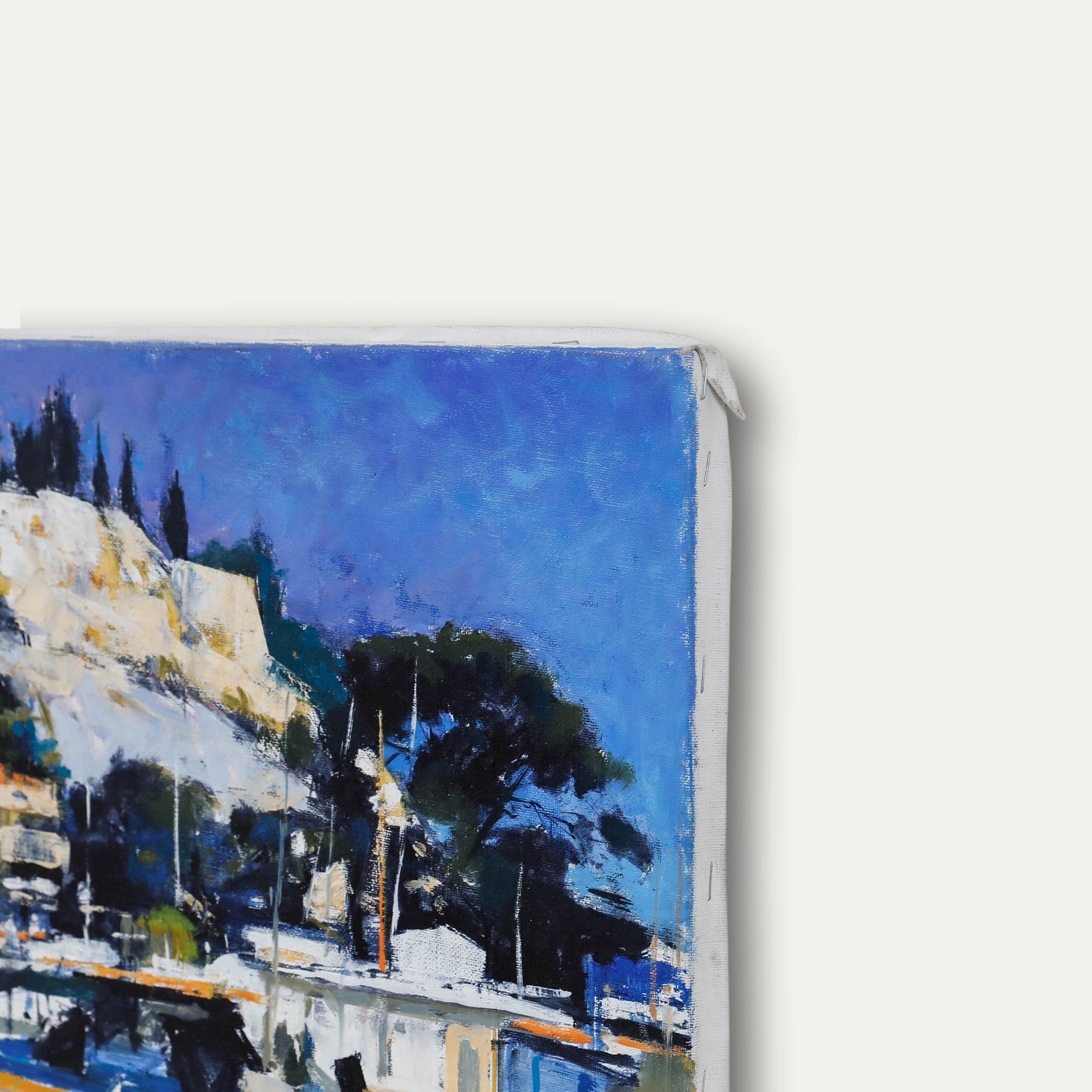 Pierre Neveu (nato nel 1929) - Olio contemporaneo, Cassis in vendita 4