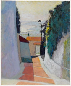 Pierre Neveu (b.1929) - Contemporary Oil, Evening Stroll