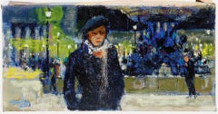Pierre Neveu (b.1929) - Contemporary Oil, Fontaine des Mers