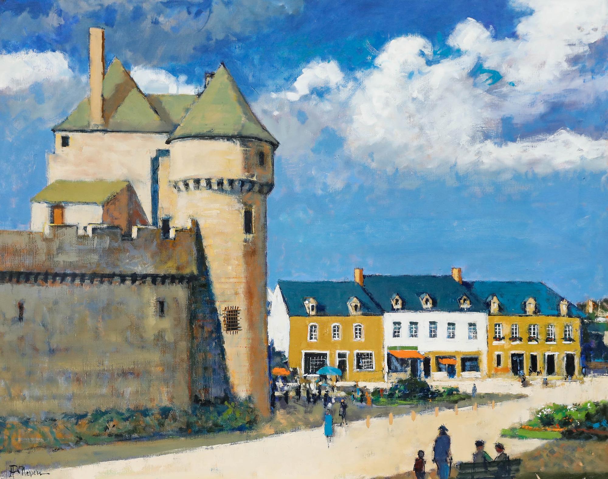 Pierre Neveu (b.1929) - Contemporary Oil, Guerande, France For Sale 1