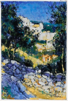 Pierre Neveu (b.1929) - Contemporary Oil, Over the Garden Wall