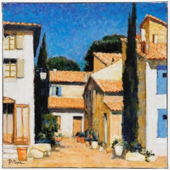 Pierre Neveu (b.1929) - Contemporary Oil, Villars