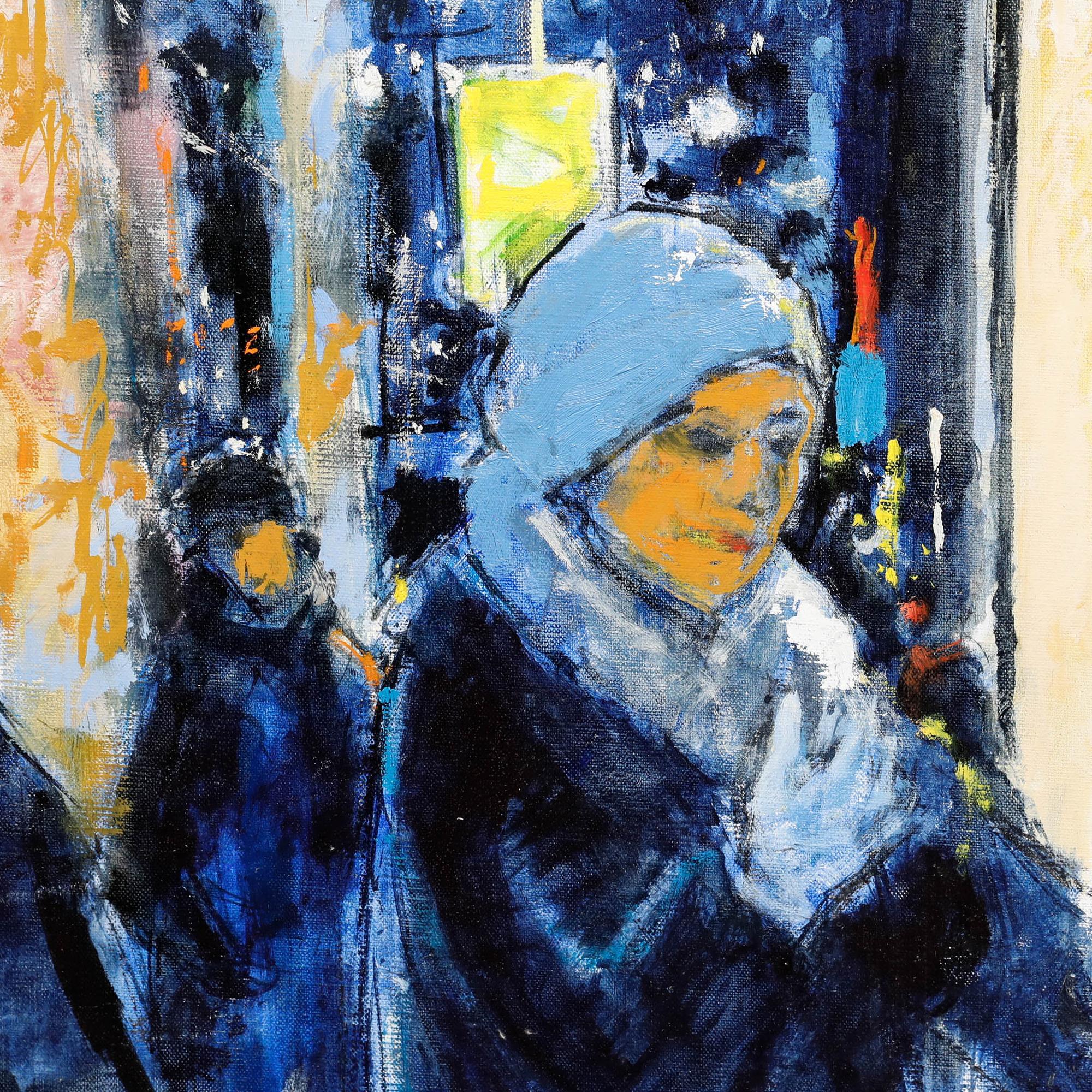 Pierre Neveu (b.1929) - Contemporary Oil, Winter in Paris For Sale 4