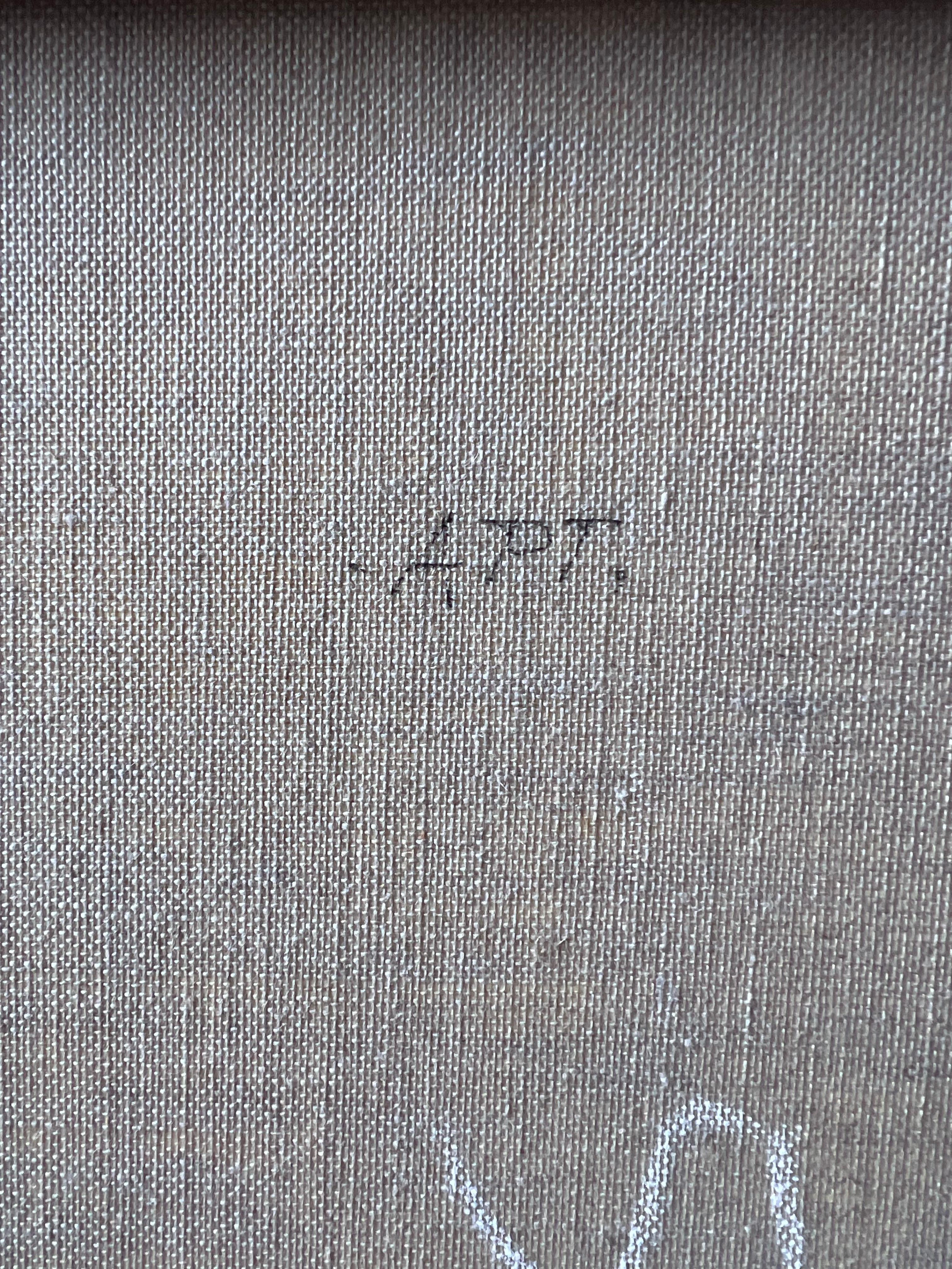 Peinture à l'huile - Mas provençal ensoleillé au milieu des arbres et des champs à Apt, France en vente 3