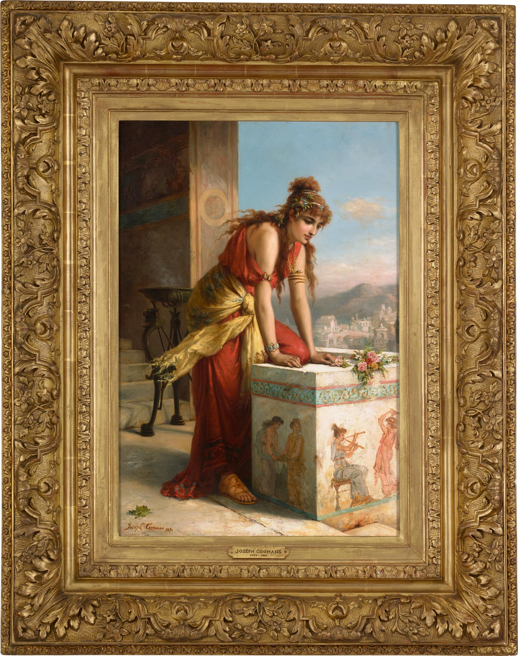 Femme pompéienne par Pierre Olivier Joseph Coomans en vente 1