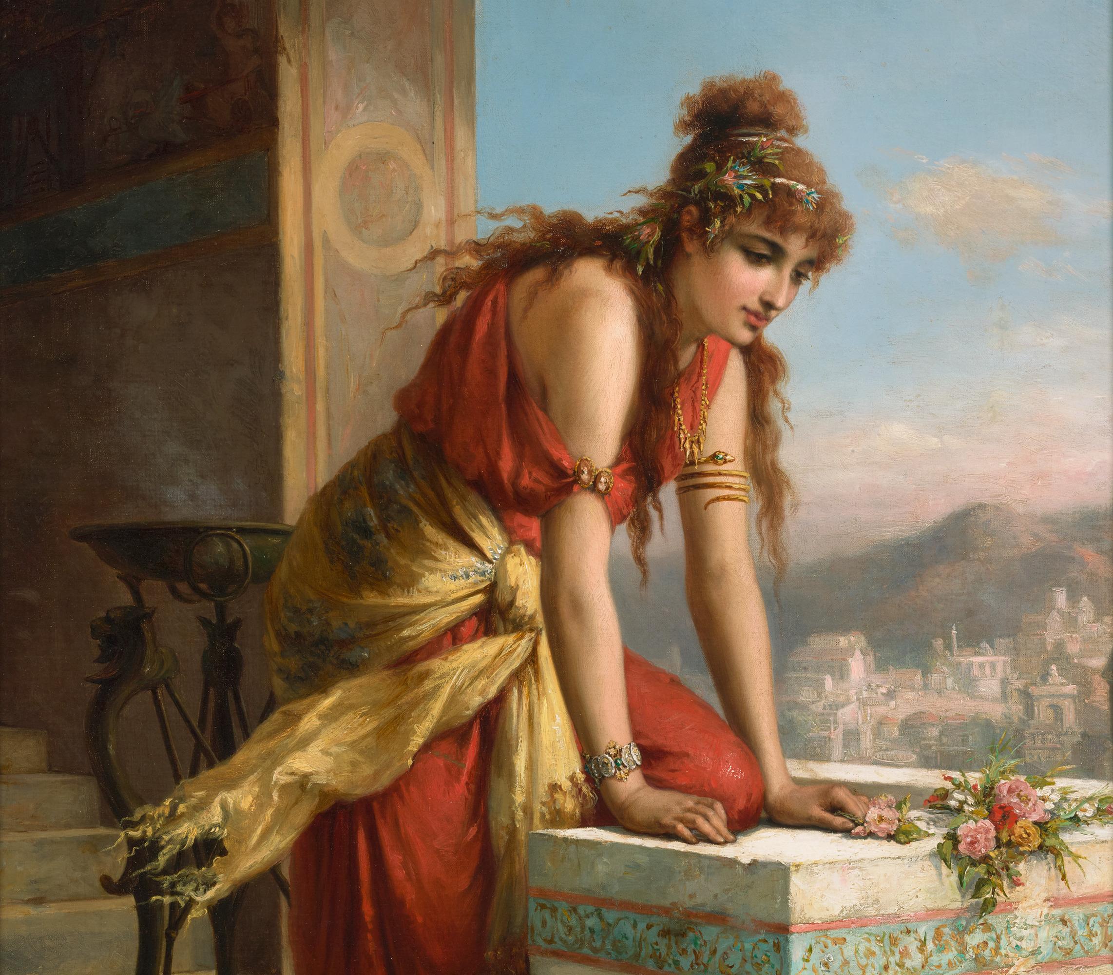 Femme pompéienne par Pierre Olivier Joseph Coomans en vente 2