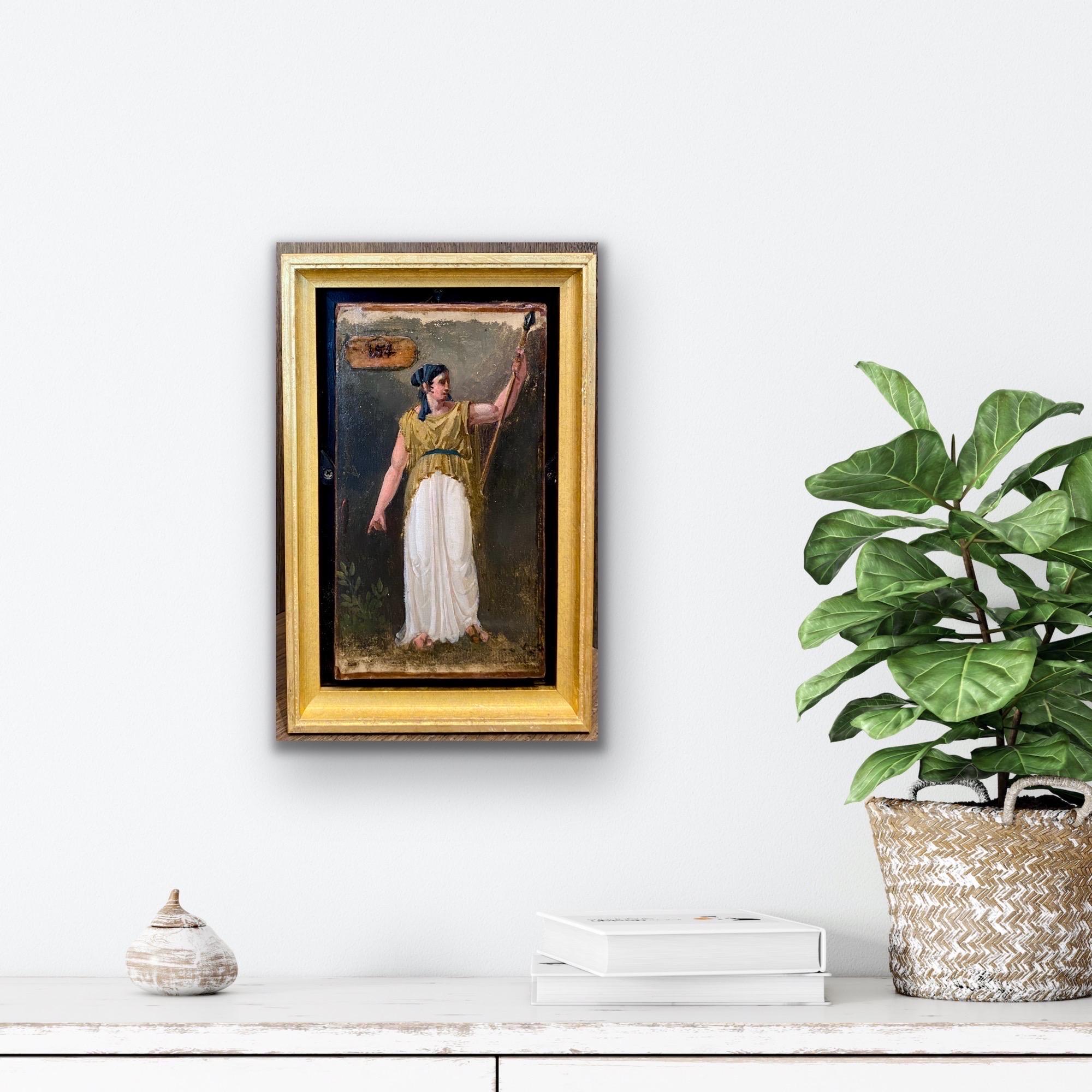 Ca. 1780-1790, French oil sketch, amazon / allegory of the republic For Sale 8