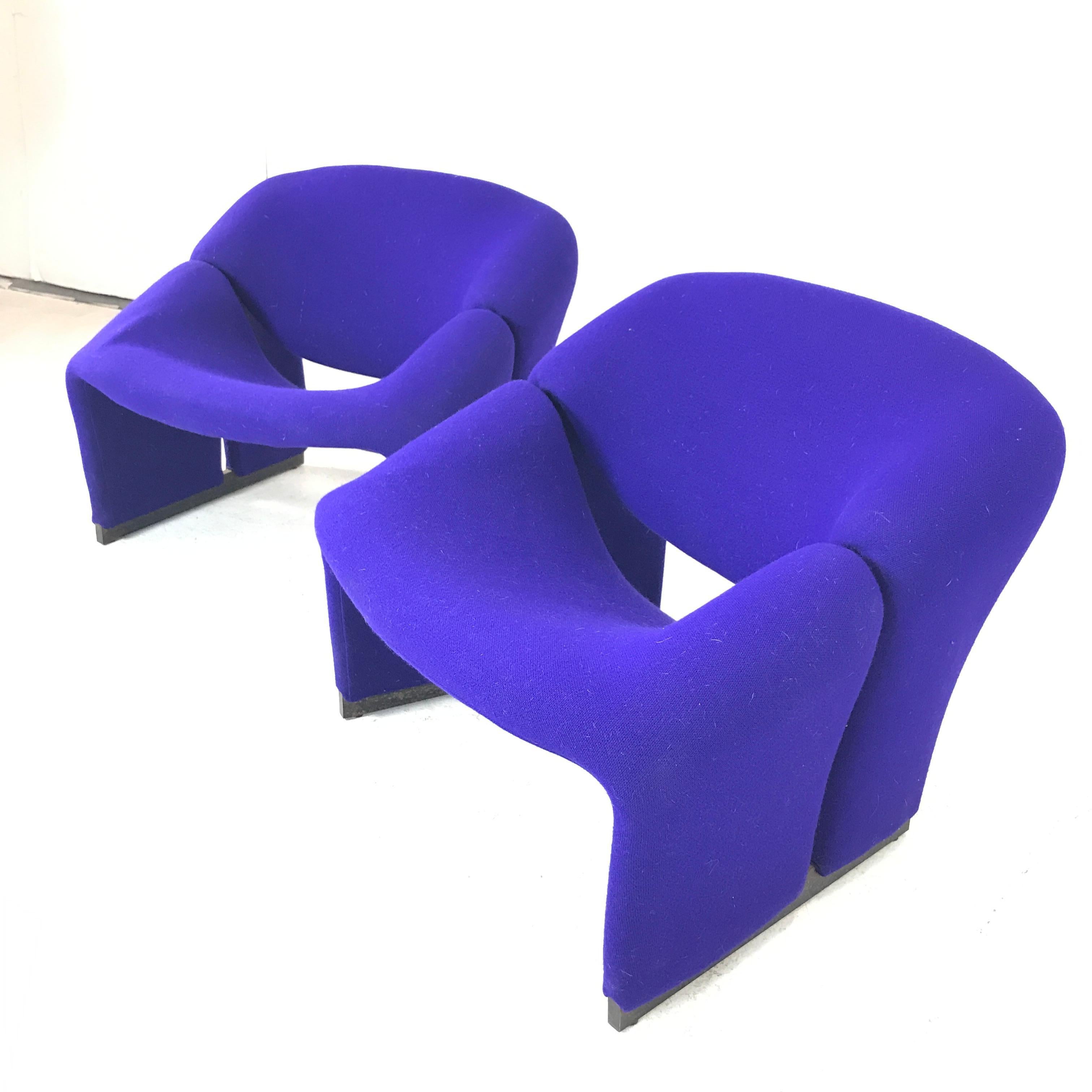 Pair of Pierre Paulin 1970s Groovy Chairs In Good Condition In Dallas, TX