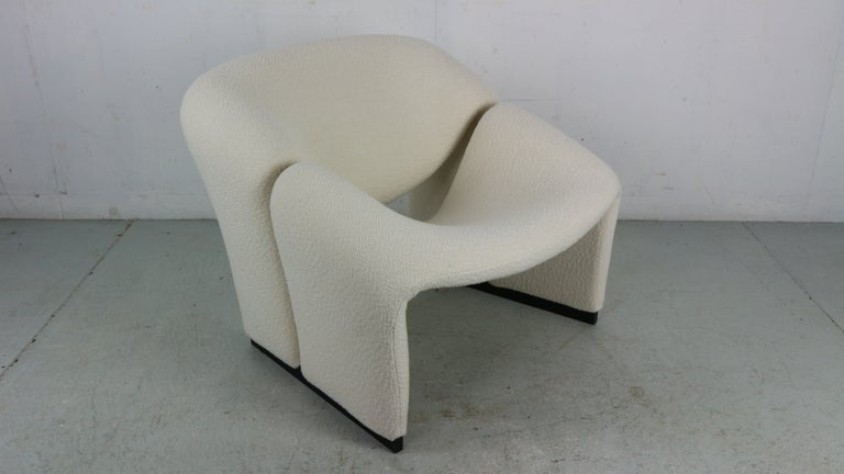 Groovy lounge chair designed by Pierre Paulin in 1972 and manufactured for Artifort, Holland.
Model No: F580, or also known as 