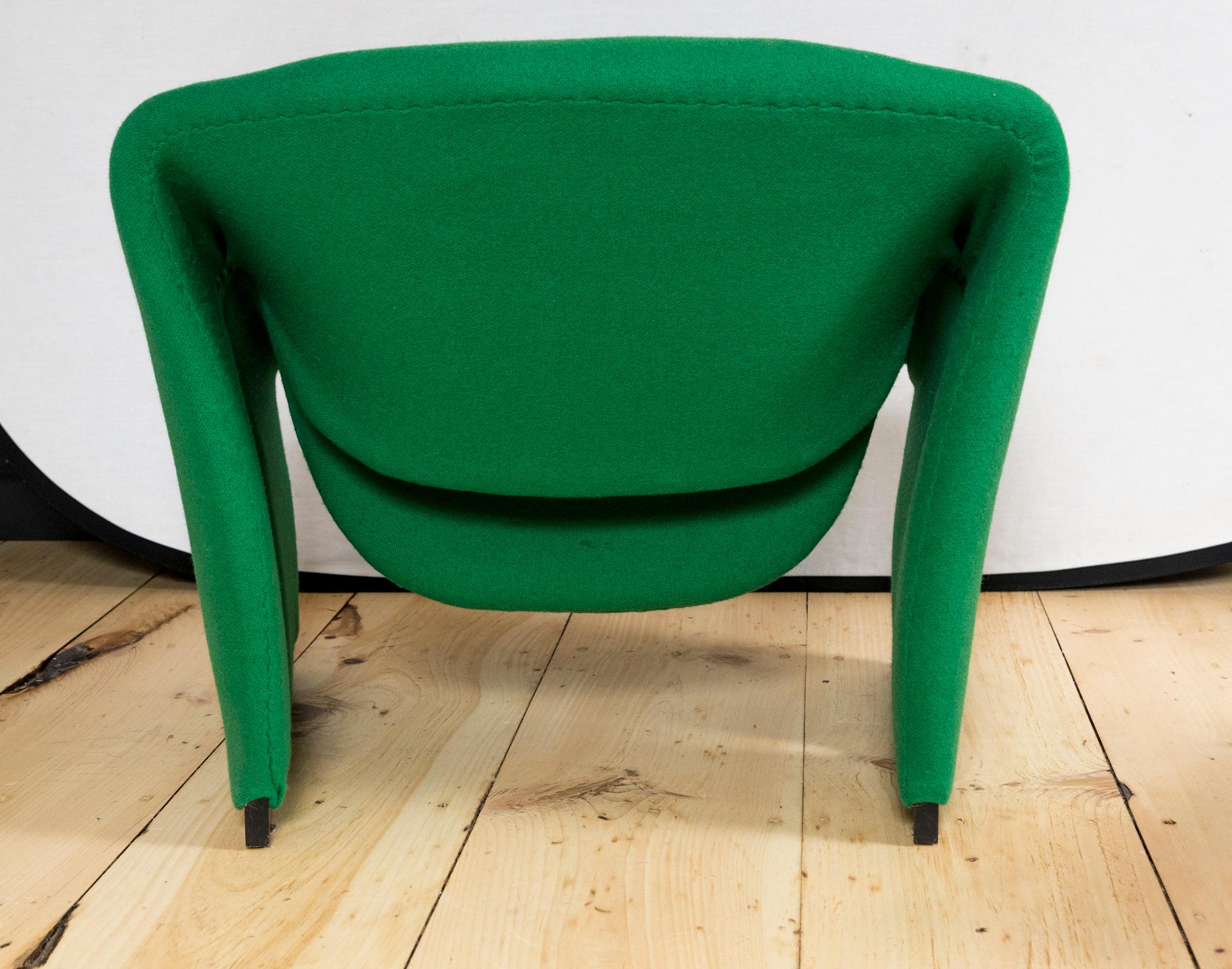 Mid-20th Century Pierre Paulin First Edition Green Groovy Chair F580 for Artifort