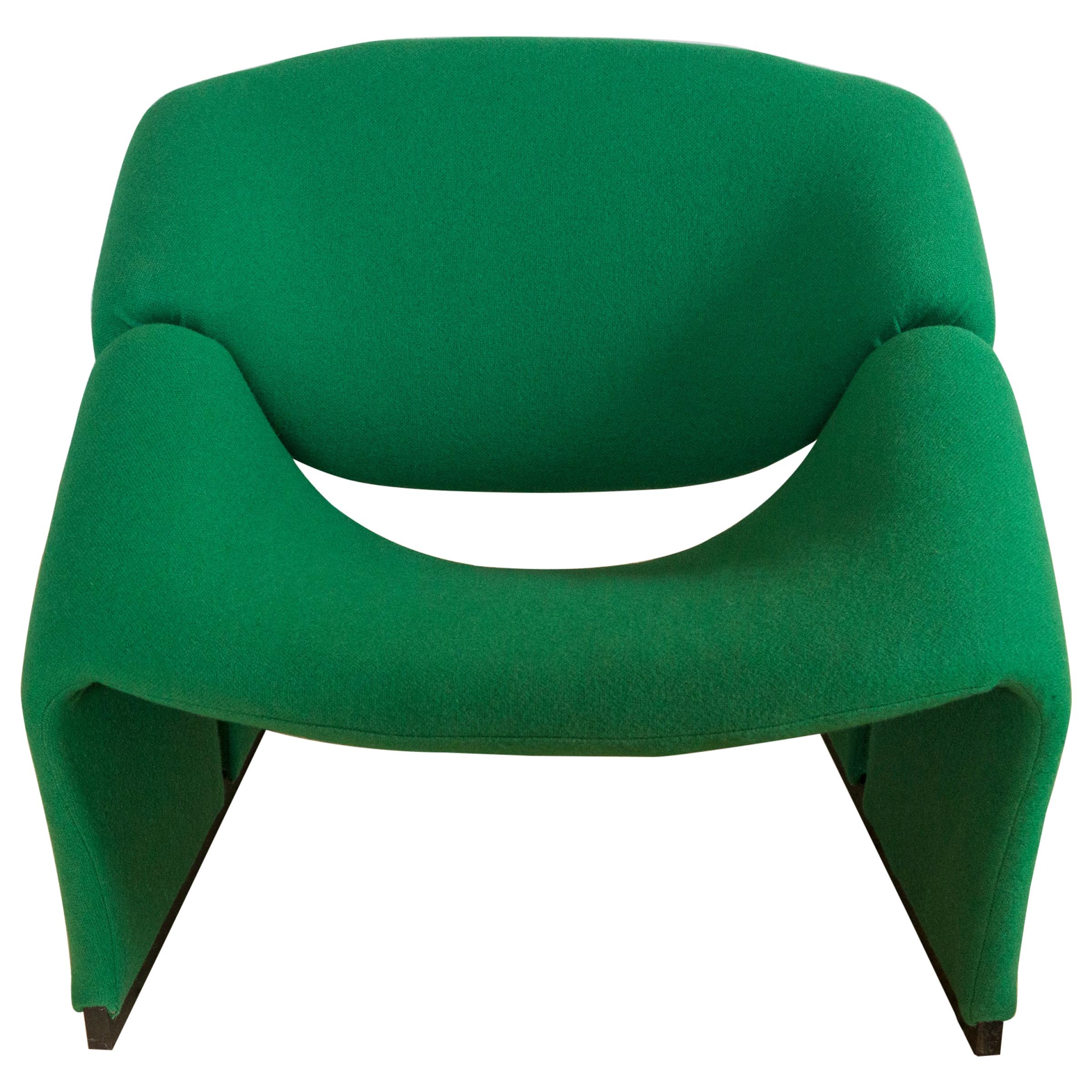 Pierre Paulin First Edition Green Groovy Chair F580 for Artifort