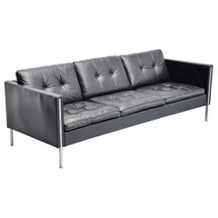 Pierre Paulin 442/3 Sofa by Artifort Holland 1962 Black