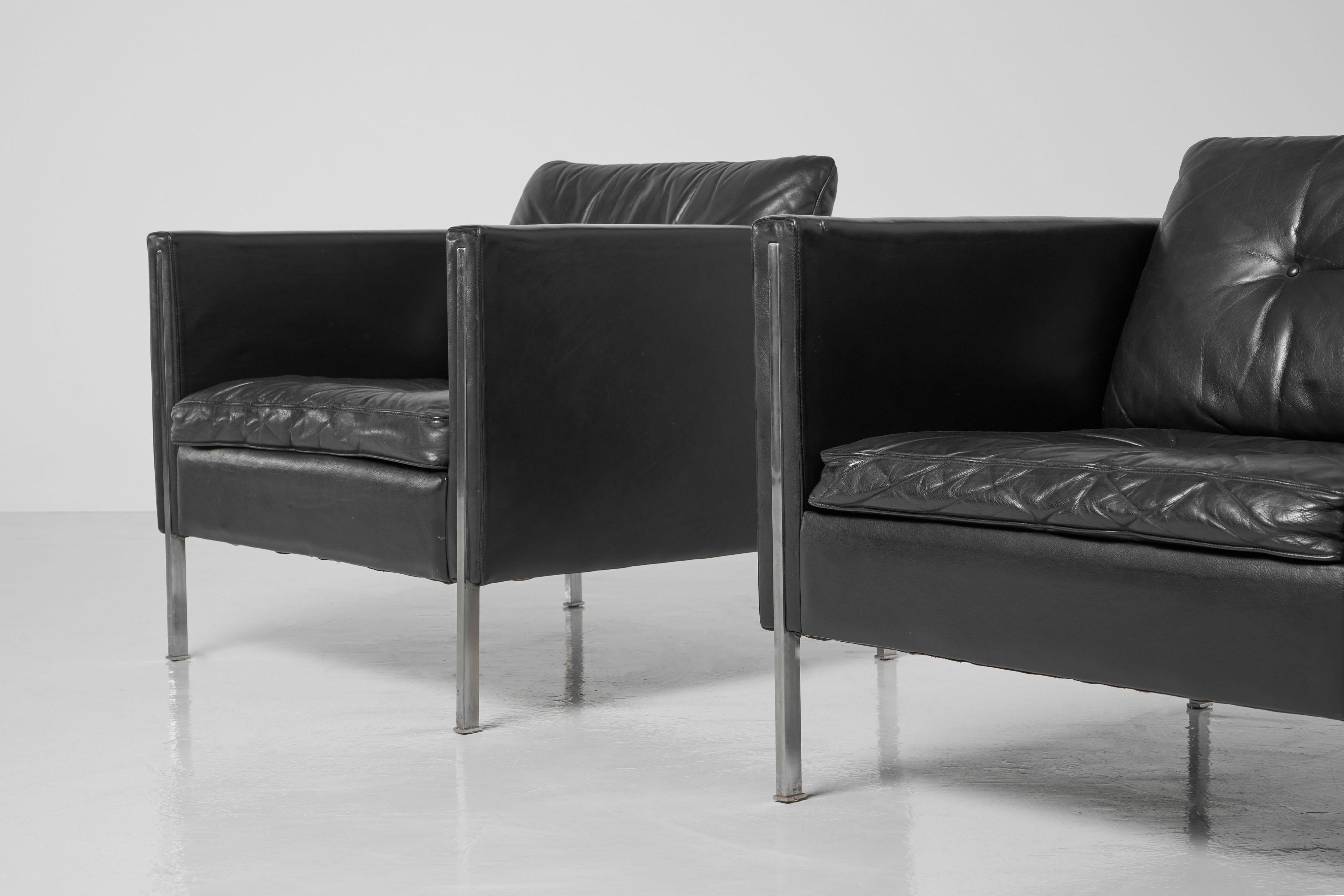 Mid-Century Modern Pierre Paulin 442 lounge chairs Artifort Netherlands 1962 For Sale