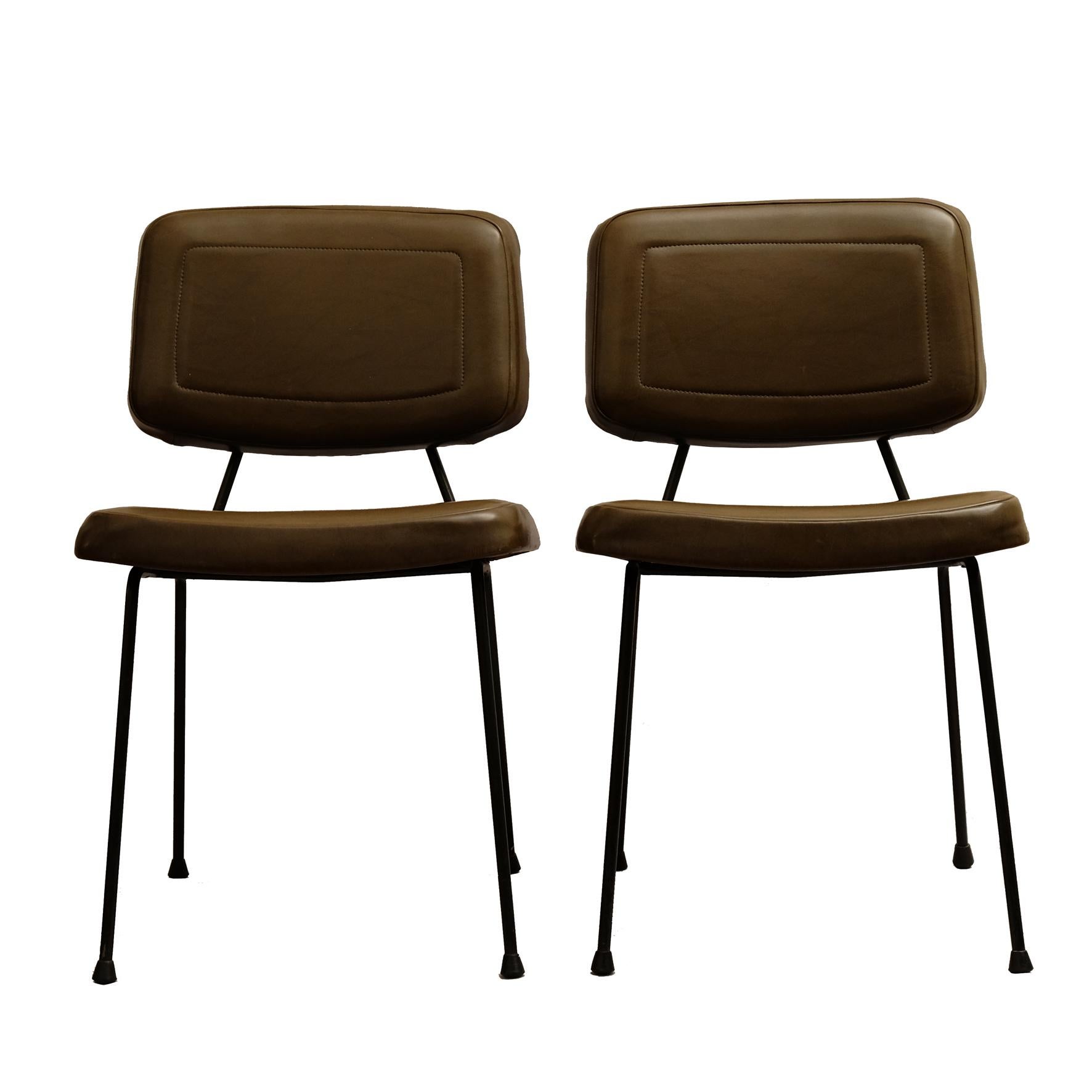 Modern Pierre Paulin, a Pair of Chairs, Model CM 196, Thonet, 1960s