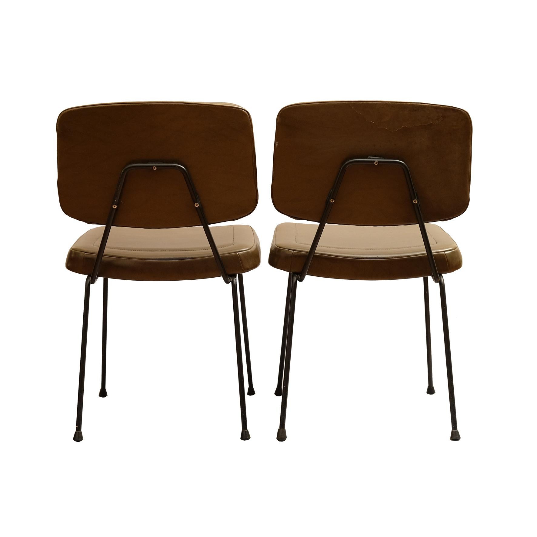 French Pierre Paulin, a Pair of Chairs, Model CM 196, Thonet, 1960s