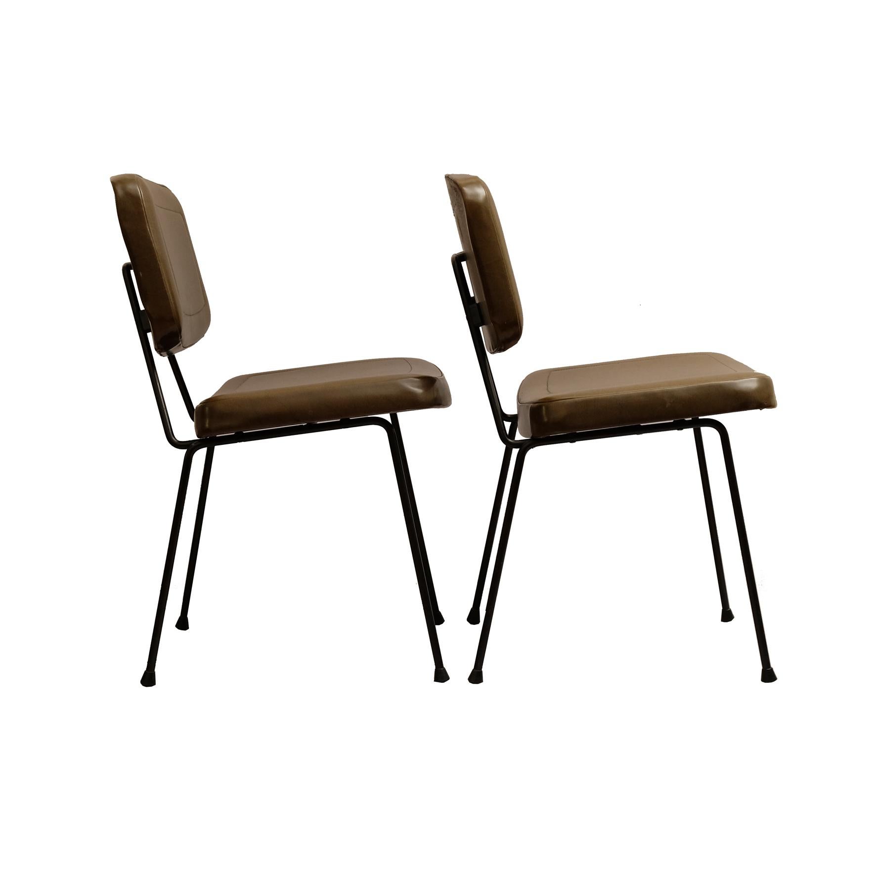 Mid-20th Century Pierre Paulin, a Pair of Chairs, Model CM 196, Thonet, 1960s