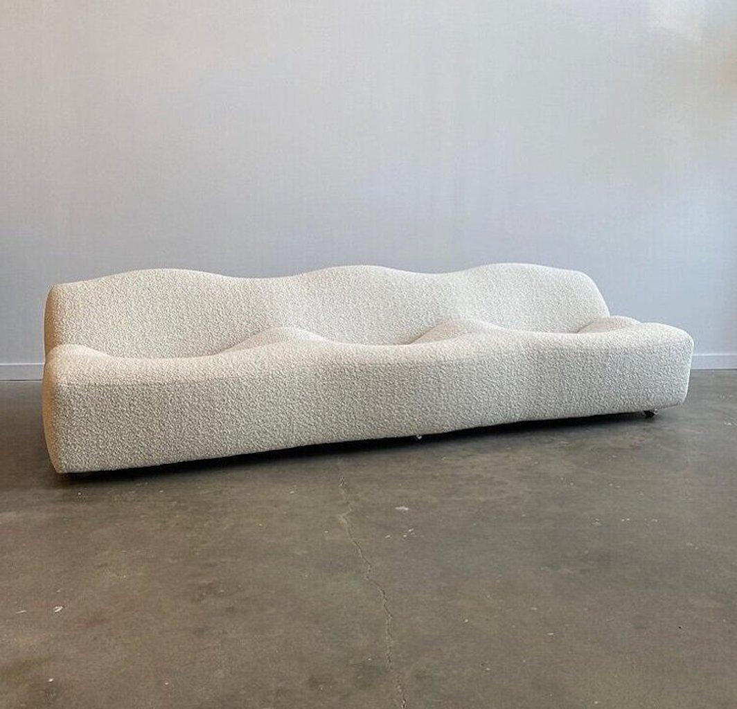 This coveted Pierre Paulin three-seat sofa from the F260 series also known as 