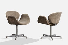 Pierre Paulin, Fauteuils, Tissu, Métal, Pays-Bas, années 1970