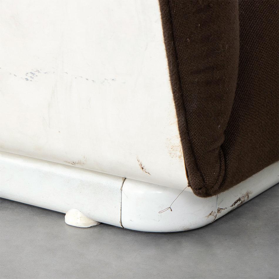 Pierre Paulin 'Blub Blub' Sofa in Tan / Brown Fabric for Artifort, Netherlands In Good Condition In Amsterdam, NL