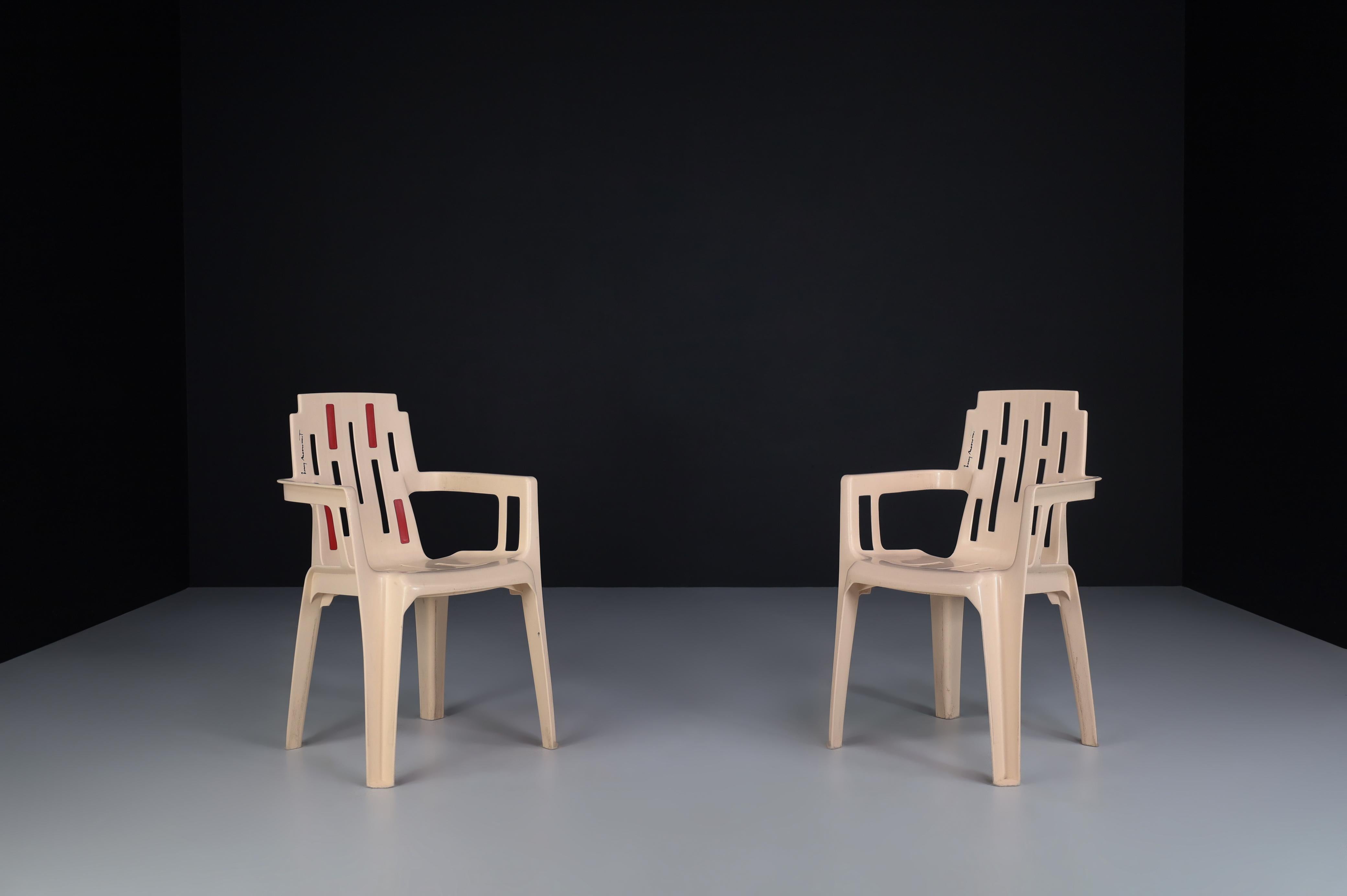 Modern Pierre Paulin 'Boston' Chairs for Henry Massonnet, France 1988 For Sale
