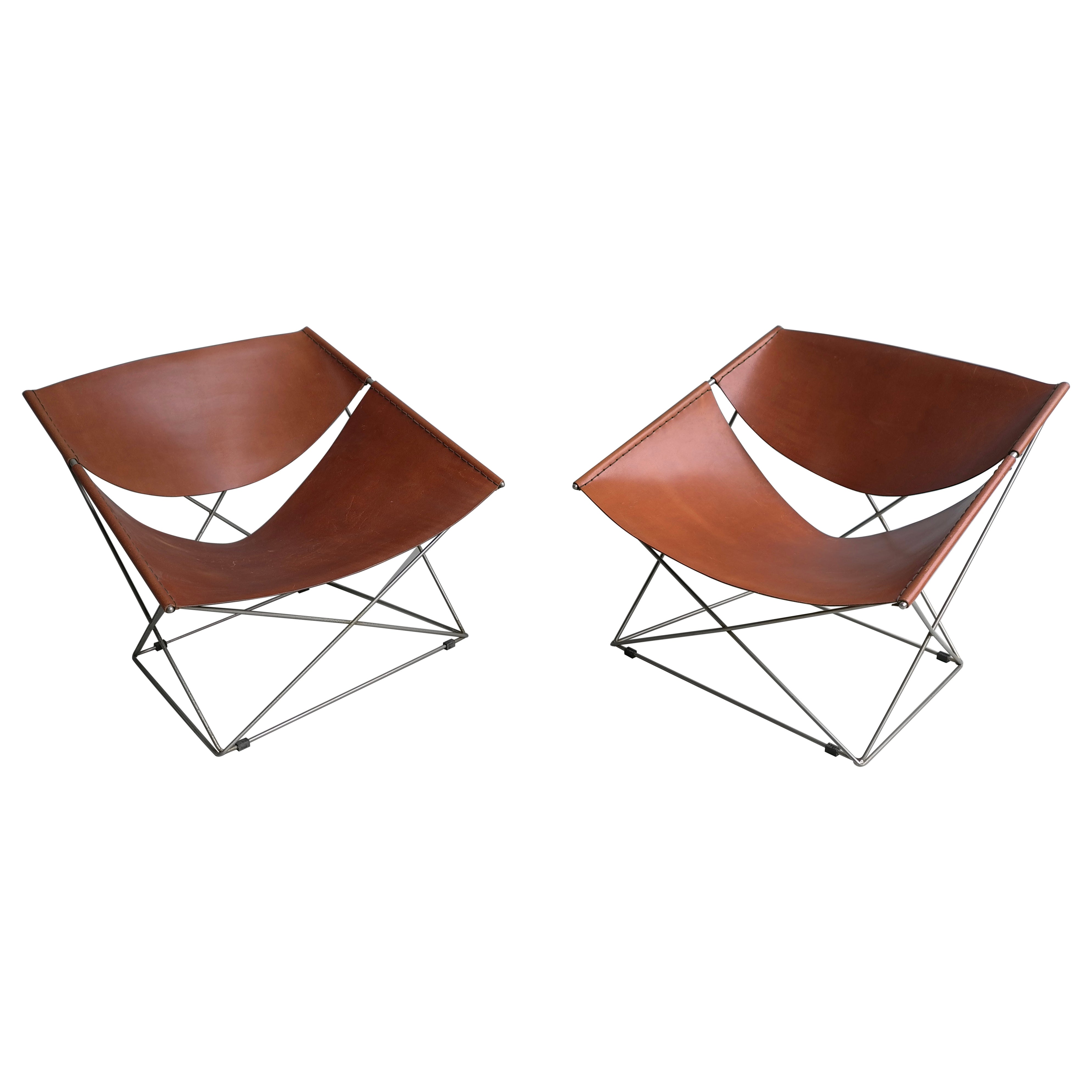 Pierre Paulin Butterfly Lounge Chairs Modell F675, Artifort Niederlande 1963 im Angebot