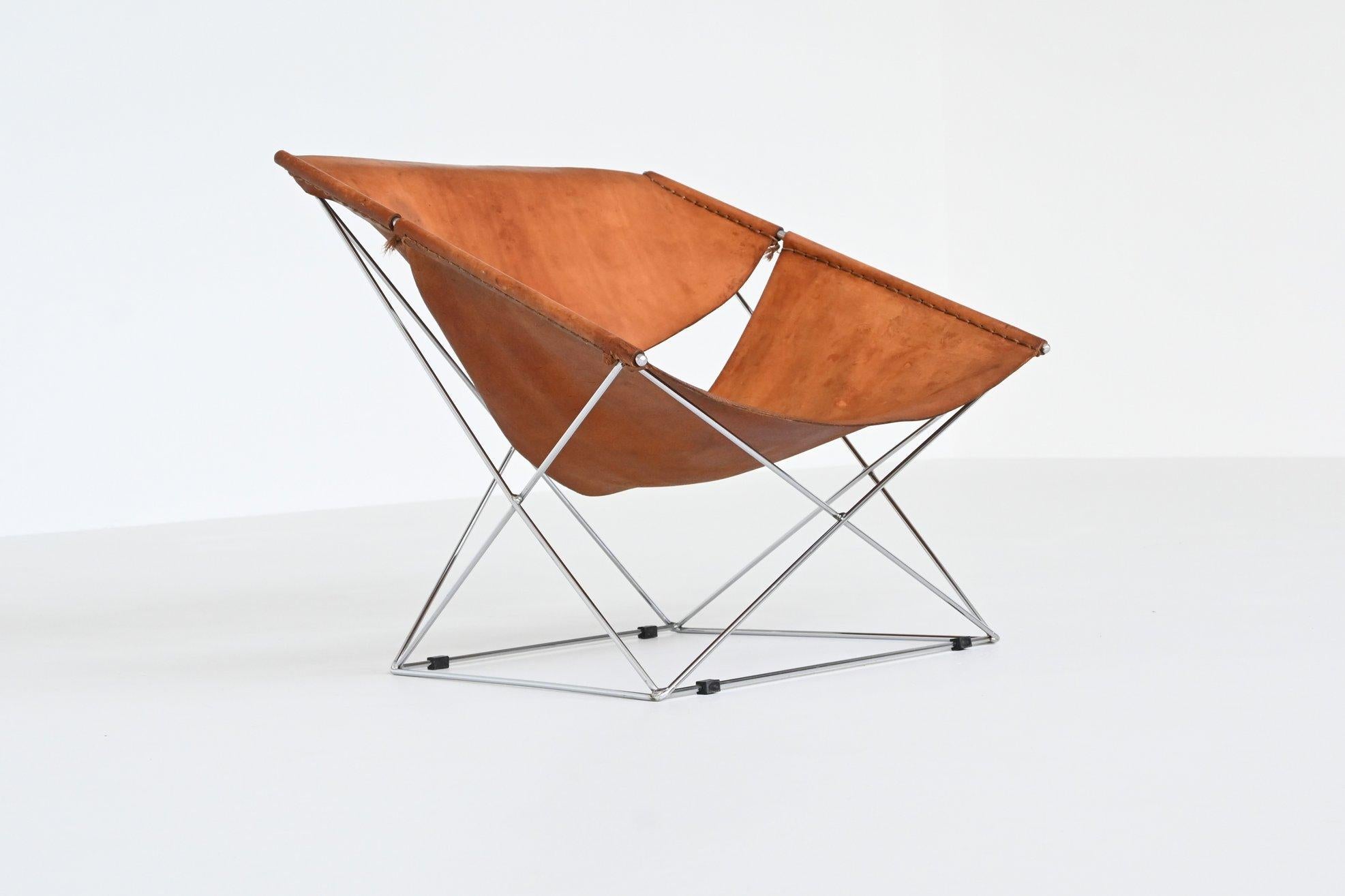 Mid-Century Modern Pierre Paulin Butterfly model F675 lounge chair Artifort The Netherlands 1963