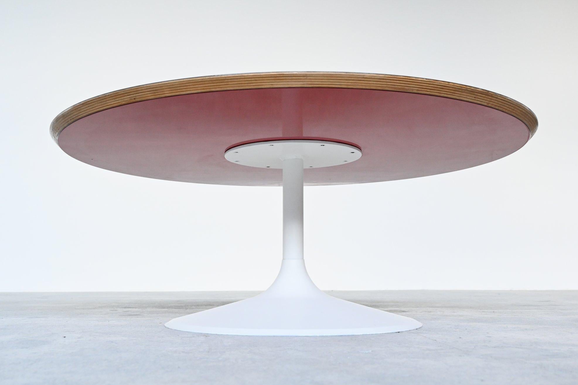 Laminated Pierre Paulin by Artifort Model Circle Coffee Table, Netherlands, 1960
