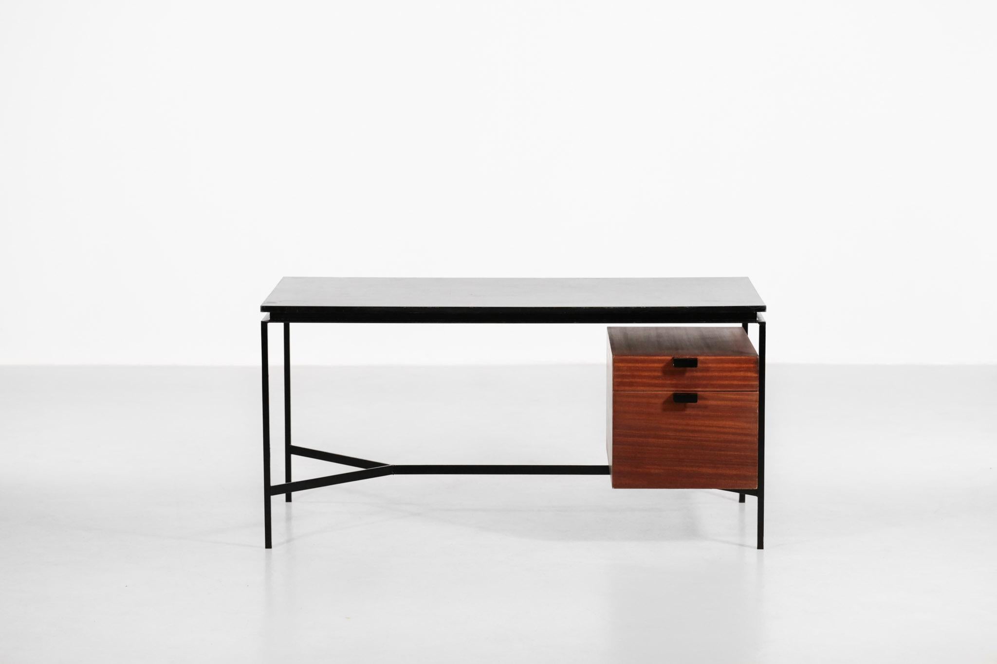Pierre Paulin CM 172 Desk for Thonet, France, 1950s In Good Condition In Lyon, FR