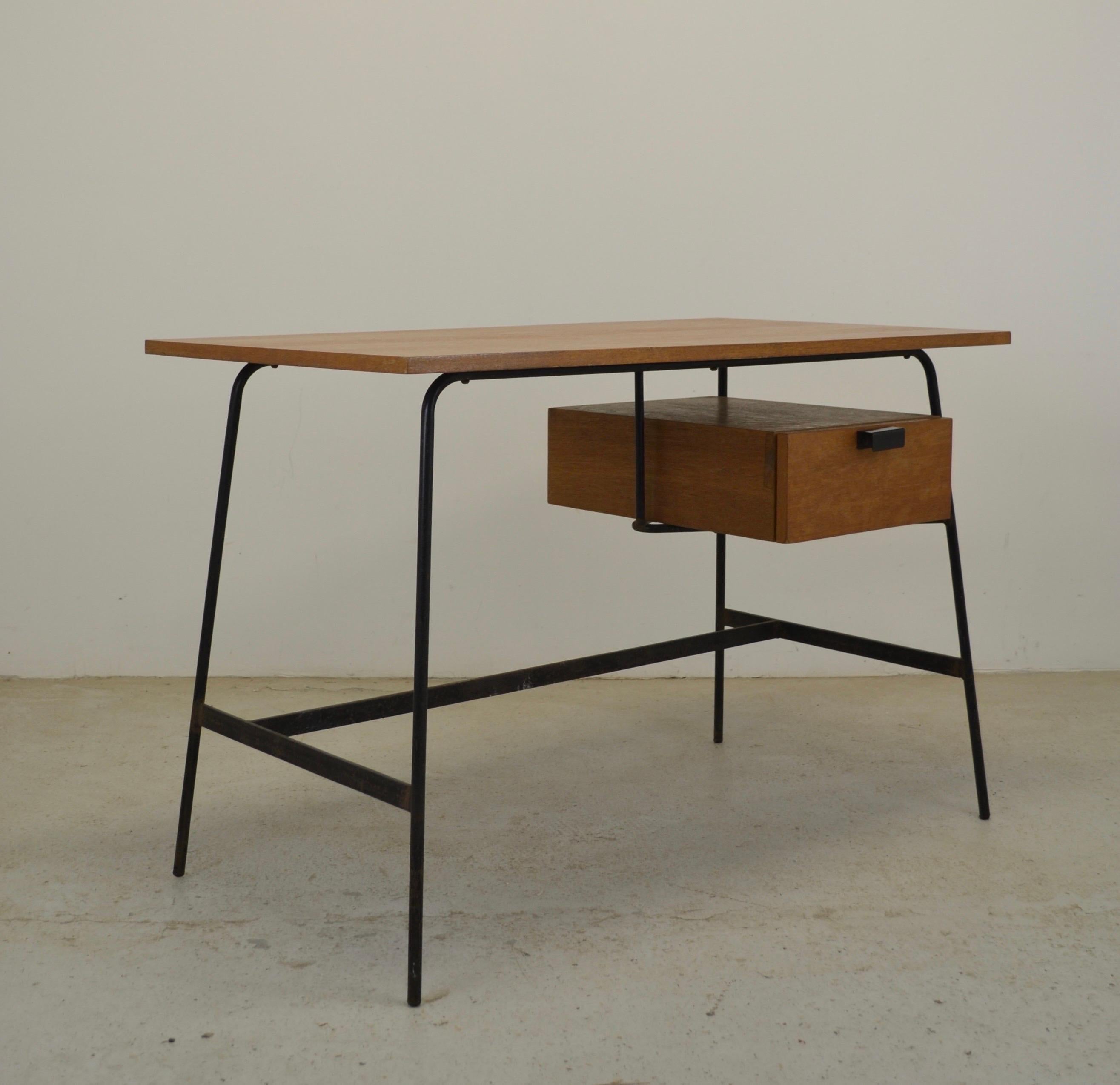 Pierre Paulin CM178 Schreibtisch für Thonet - 1950er Jahre, Frankreich (Mitte des 20. Jahrhunderts) im Angebot